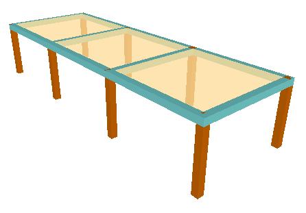 162 5. Estruturas 3D integradas 5.1. Introdução Para se introduzir uma Estrutura 3D integrada (betão, metálica, madeira ou de alumínio), é necessário introduzir sempre ligações na estrutura do CAD,