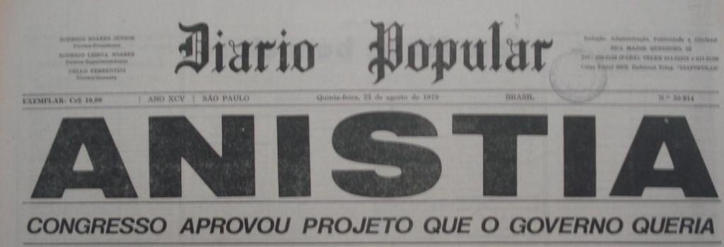 (...) Apesar das intimidações policiais, de manobras escusas e violentas dos órgãos de segurança, as