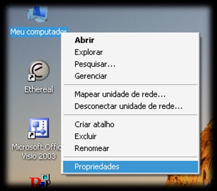 Para fazer isso basta ir até o painel de controle e clicar no ícone Sistema ou