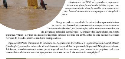 2011 Presidente do SindsegSC é entrevistado pela CNSeg O presidente Paulo