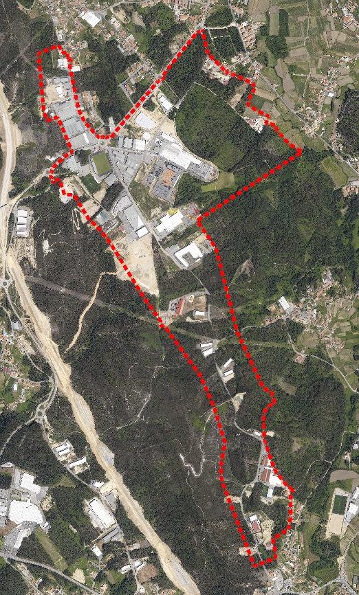 2. Enquadramento Territorial da Área de Intervenção A área de intervenção do Plano de Urbanização da Zona Industrial do Nordeste abrange áreas de quatro freguesias (União das freguesias de Nogueira