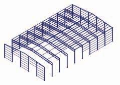 Pavilhões e armazéns modulares diáfanos Os pavilhões MECARAPID permitem ter vãos livres maiores que os do sistem ECORAPID, com a versatilidade de pavilhões