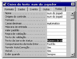 Para alterar a aparência do seu formulário você deve estar no modo estrutura, utilizar a barra de ferramentas formatação (figura acima) ou clicar com o botão direito do mouse sobre o objeto desejado.