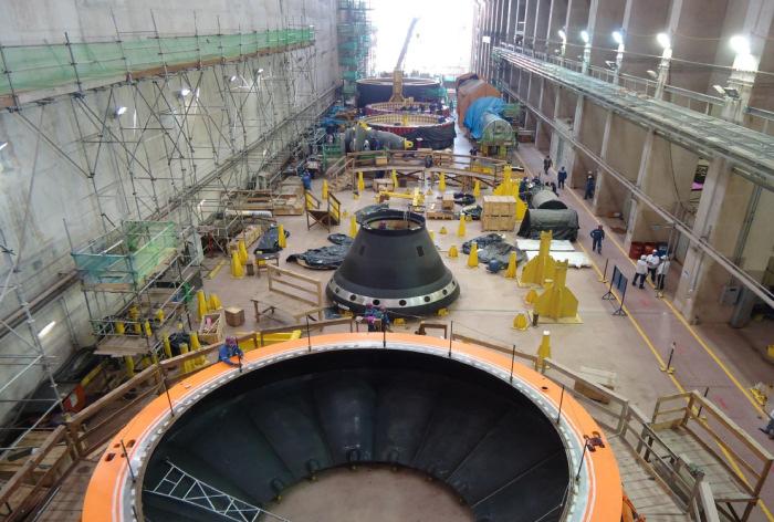 Projeto hidrelétrico em construção: Jirau atualização do projeto Status do projeto entrada em operação comercial da primeira unidade geradora em 6 de setembro de 2013 enchimento do reservatório da