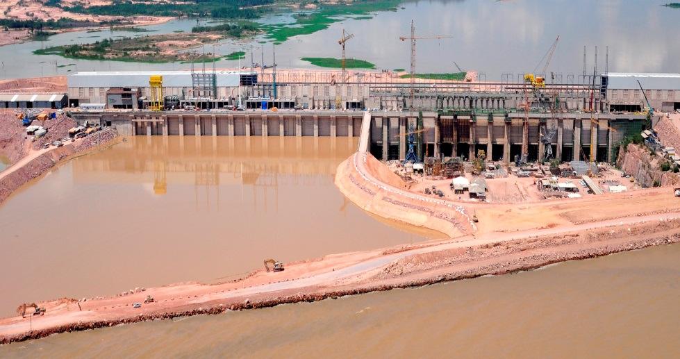 força da margem direita vista de