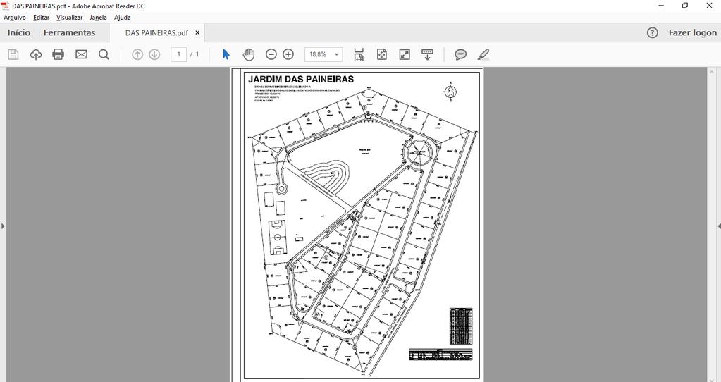 79 Figura 23 Mapa do parcelamento Jardim das Paineiras, bairro José Abrão Fonte: Prefeitura Municipal de Campo Grande. Disponível em: http://www.pmcg.ms.gov.br/semadur/mapoteca Acesso em 10 set.