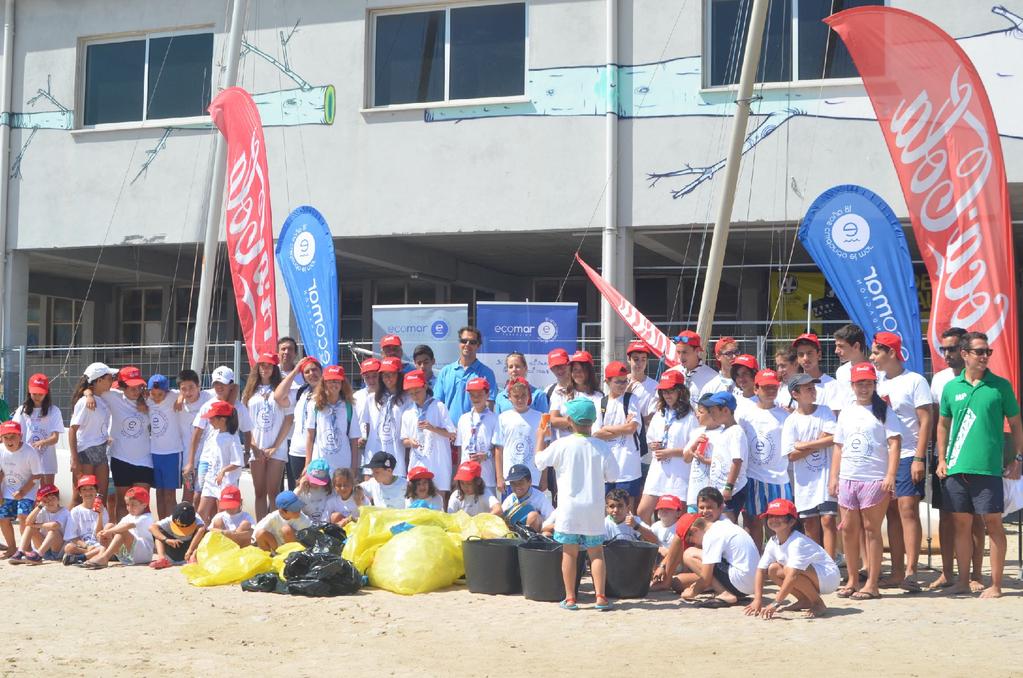 20 ANOS A CUIDAR DO MAR BANDEIRA ECOMAR FUNDACIÓN ECOMAR A Fundação Ecomar leva 20 anos a sensibilizar os mais joveis para o meio ambiente através de actividades, jogos e workshops.