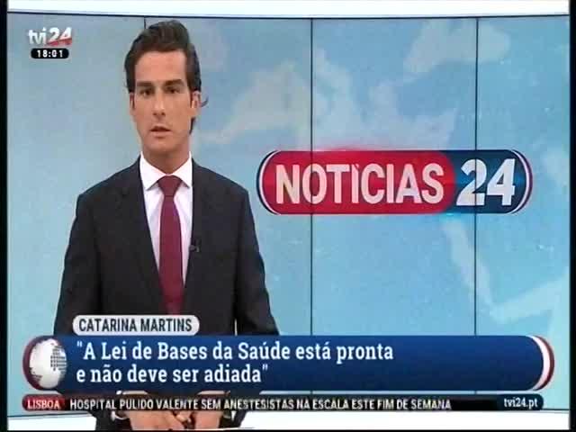 A9 TVI 24 Duração: 00:01:14 OCS: TVI 24 - Notícias ID: 81057004 15-06-2019 18:01 Catarina Martins sobre a nova Lei de Bases da