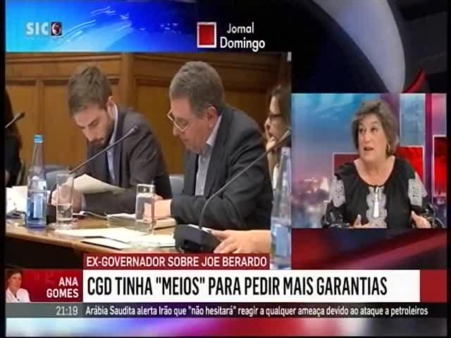 negócios do Estado; - CGD tinha "meios" para pedir mais garantias;