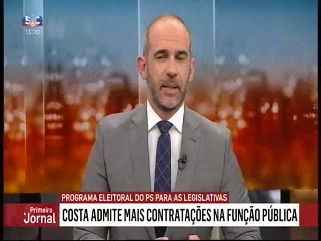 A46 SIC Duração: 00:02:37 OCS: SIC - Primeiro Jornal ID: