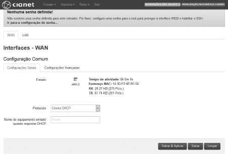 Configuração DHCP 4.