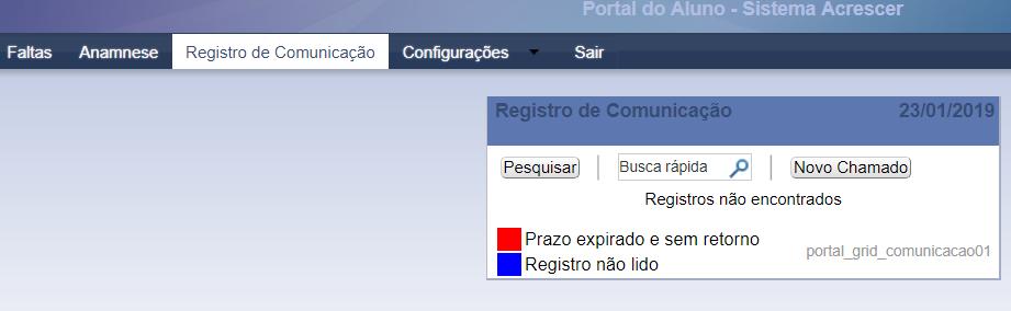 registro para o