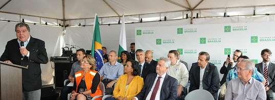 Solenidade de inauguração do Aterro Sanitário de Brasília Autoridades