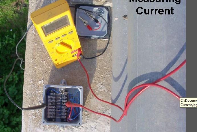 Monitoramento A corrente que circula pelo resistor é