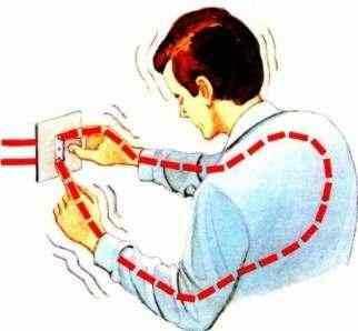 Os choques elétricos causam danos, porque nosso corpo funciona como uma resistência à passagem da corrente elétrica.