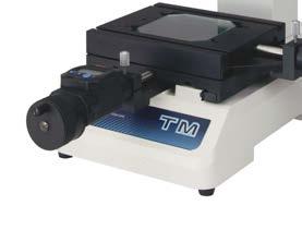 Outras vantagens do TM-500: Microscópios ferramenteiros adequados para a medição de distâncias e ângulos de características em pequenas peças,