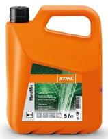 Com óleo premium STIHL HP Ultra para uma excelente lubrificação do motor e maior limpeza, totalmente sintético e biodegradável para um rendimento ideal e vida útil longa.