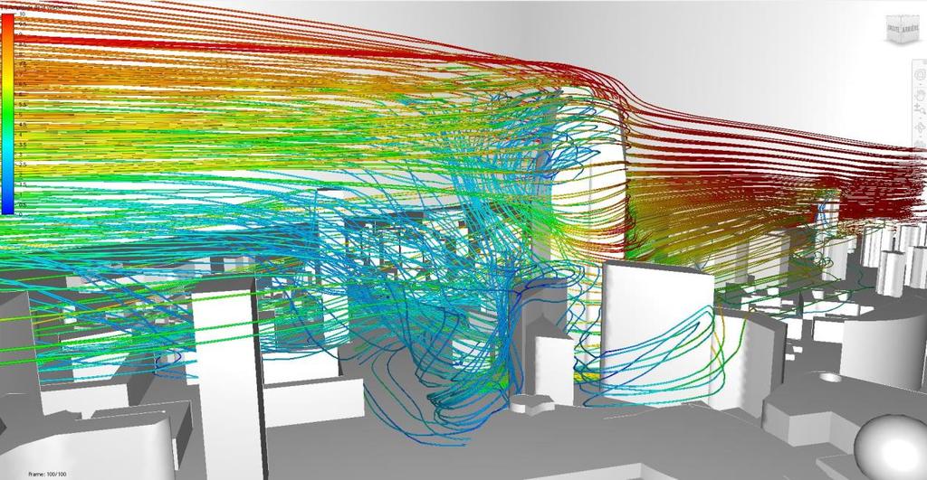 53 Figura 2.24: Fluxo do vento e distribuição de pressões em um modelo de edifício, obtidas mediante análise CFD Fonte: INEX (2018) 2.2.2.6 ESTRATÉGIAS PARA DIMINUIR OS EFEITOS DO VENTO Uso de Amortecedores O amortecimento em um sistema estrutural é uma medida para dissipar a energia gerada.