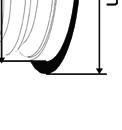 A conexão do duto flexível possui dois orifícios por onde os