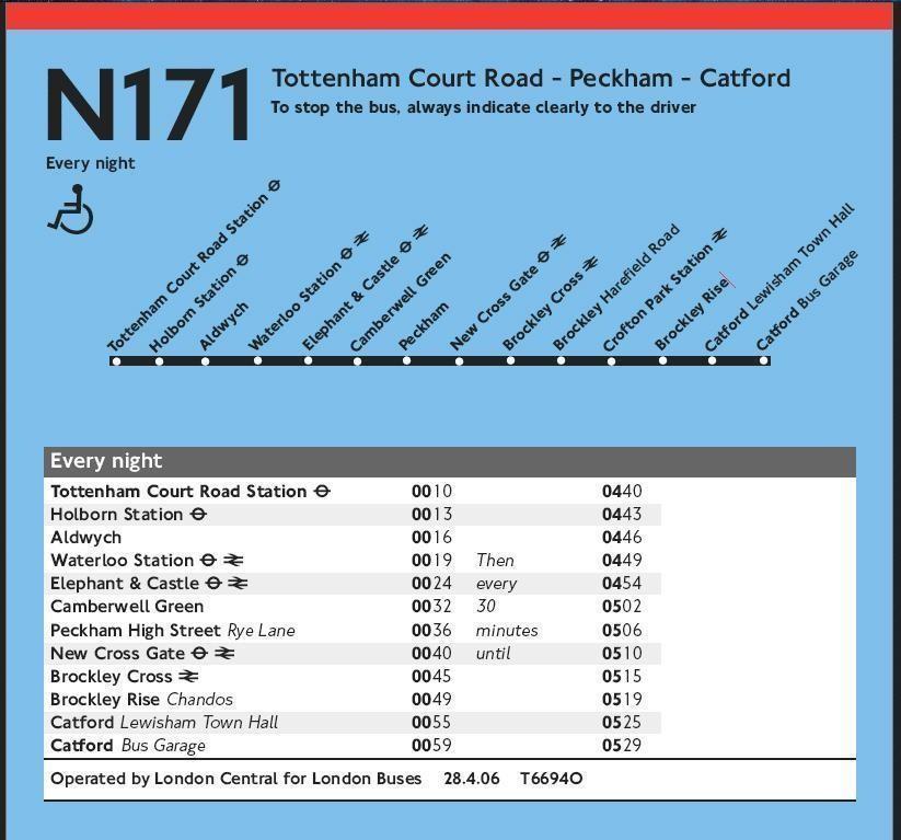 Public Transport Timetable Responda às perguntas abaixo de acordo com informações da tabela. 1 Esta rota é para uma linha de ônibus ou trem?