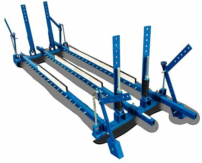 sistema de raspador cerâmico RASPADOR CERÂMICO SECUNDÁRIO TRIPLO O raspador triplo é composto por um conjunto de lâminas atuando separadamente: o primeiro atacando a área mais suja da correia, o