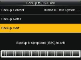 Na interface inicial, pressione [M / OK]> Gerenciamento de dados. > Excluir dados para entrar nas configurações de Excluir dados.