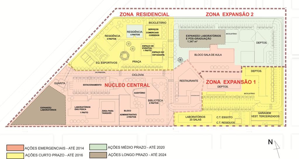 Figura 15 Mapa do zoneamento do novo