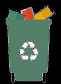 ponto de reciclagem 2018 2019 12% 8% Por
