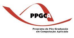Português", apresentada pelo aluno Augusto Cesar Souza Martins como requisito parcial para a obtenção do título de Mestre em Computação Aplicada, na área de concentração Engenharia de Sistemas