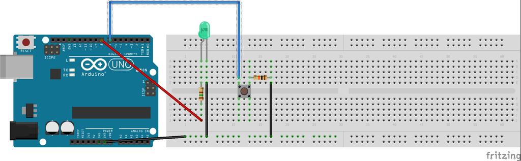 Projeto 6 Ligar um LED com um PushButton Nessa atividade vamos usar o Arduíno e outros componentes para testar os comandos. Componentes!!br0ken!