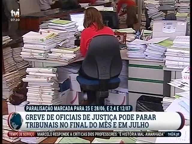 adivinham-se fortes constrangimentos no funcionamento dos tribunais.