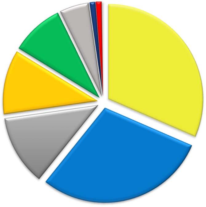 Matriz elétrica 2040 Matriz Elétrica Brasileira projeção 2040 20; 5% 4; 1% 4; 1% 1; 0% 36; 9% 44;