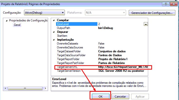 Ao Clicar ira nos trazer a próxima tela onde devemos informar o link de acesso ao servidor de