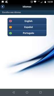 15 Configurações Pergamum Mobile 1 É possível modificar o idioma e a cor do Pergamum Mobile.