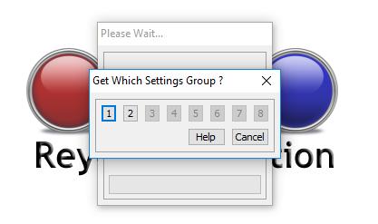 Nesta etapa clique no ícone Get Settings do software e, depois do