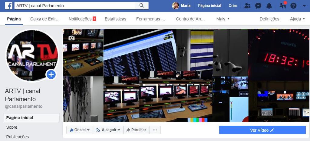 FACEBOOK CANAL PARLAMENTO: POSTS: 30 posts por semana Nº SEGUIDORES: 4011 ALCANCE: (+/-) 3000 GOSTOS : (+/-) 5 As reportagens e eventos especiais são o conteúdo mais visto, mais partilhado e mais