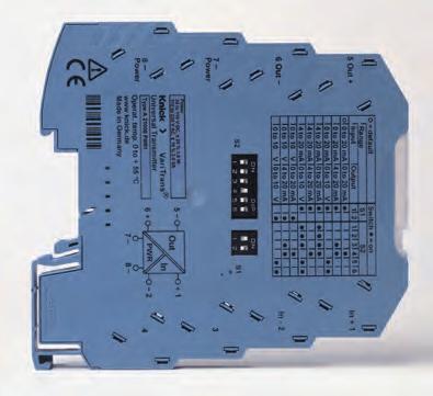 ProLine Tecnologia de Interface Condicionadores de Sinais Convencionais Isolados Os primeiros condicionadores de sinais classe 6 mm com separação protetora e fonte de alimentação de entrada universal.