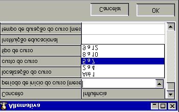 82 Figura 39 Inclusão de alternativa Figura 40 Cadastro da 1ª alternativa O FC abriu novamente a janela Cadastro de Alternativas e efetuou os demais cadastros de modo semelhante ao cadastramento da