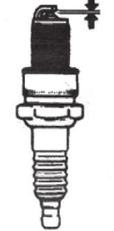 23 9.5) VELA DE IGNIÇÃO Desconecte a capa do cabo da vela, remova qualquer sujidade que esteja em volta da vela de ignição; Utilize uma chave de velas para removê-la; Inspecione a vela de ignição.