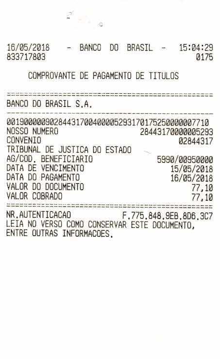 fls. 97 Este documento é cópia do original, assinado digitalmente por EDUARDO VENDRAMINI MARTHA DE OLIVEIRA e Tribunal de Justica do Estado de Sao Paulo, protocolado em 18/05/2018 às 14:25, sob o