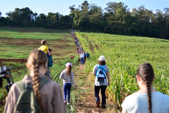 CAMINHADAS AO AR LIVRE A cidade se destaca regionalmente por suas atividades ao ar livre, como a Caminhada Ecológica de Rolândia, a Trilha da Saracura e o Passeio Ciclístico de São José.