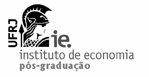 REGULAMENTO DO PROGRAMA DE PÓS-GRADUAÇÃO EM ECONOMIA (incorpora as modificações