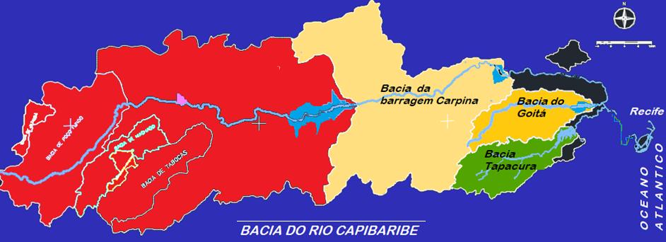 Caso 2 Recuperação da Segurança Hidraulica da Barragem Extravasora Jucazinho BACIA DE JUCAZINHO 4772 KM2 A barragem de Jucazinho está