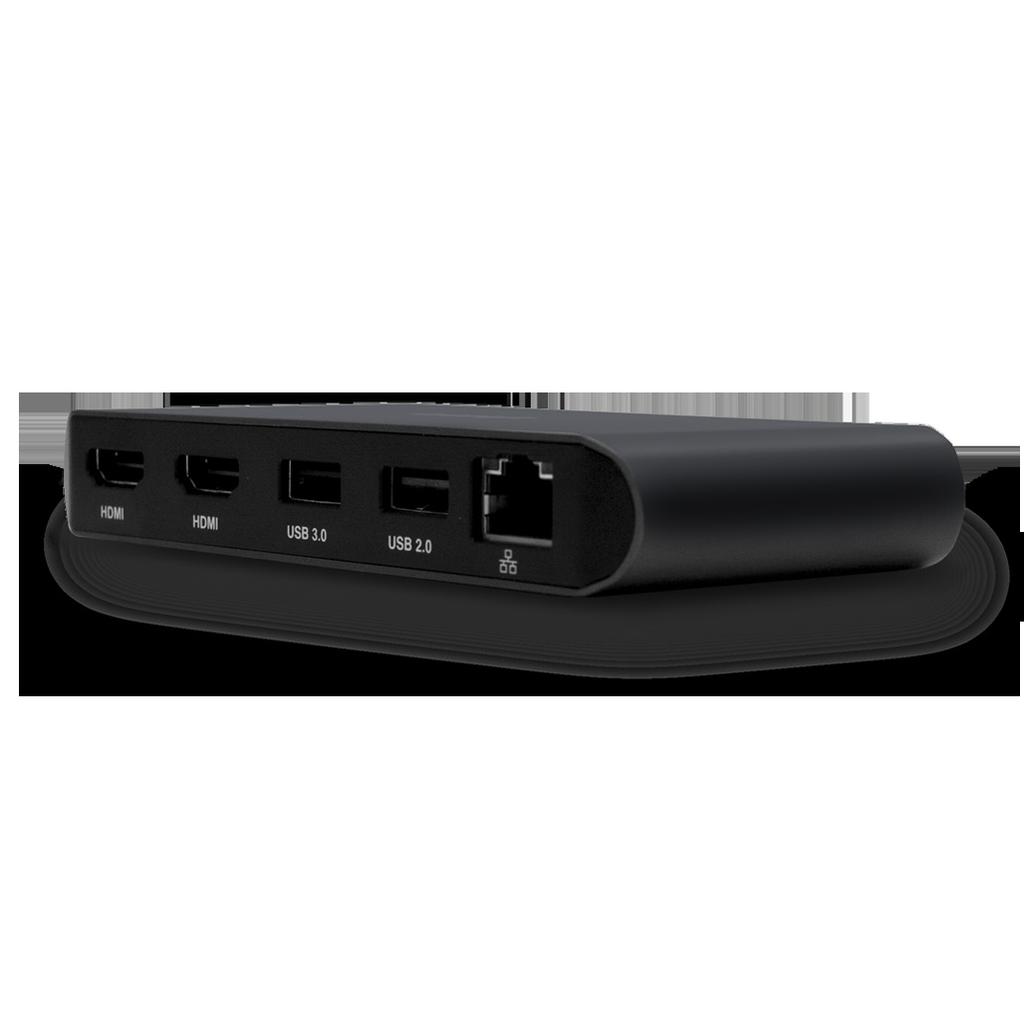 Especificações Técnicas do CalDigit Thunderbolt 3 Mini Dock Tamanho e Peso Altura: 18,8 mm Largura: 124 mm Profundidade: 65 mm Cabo: 200