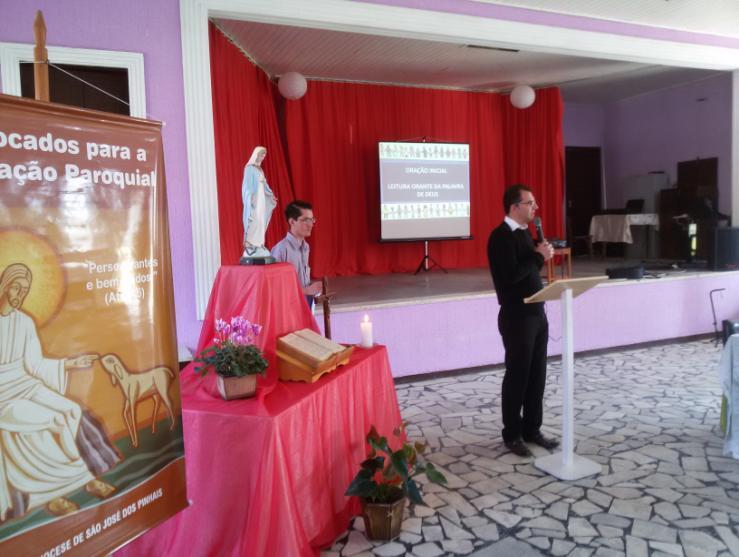 Cristo Rei de Campo do Tenente, a mesma foi ministrada pelo Pe.