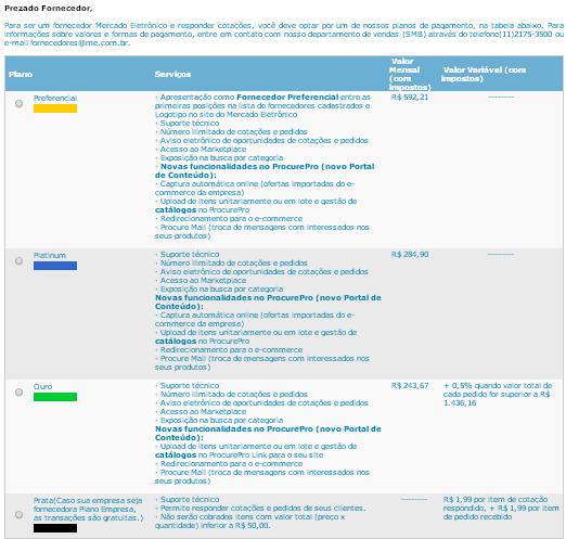 Após verificar qual o melhor plano para atender as necessidades