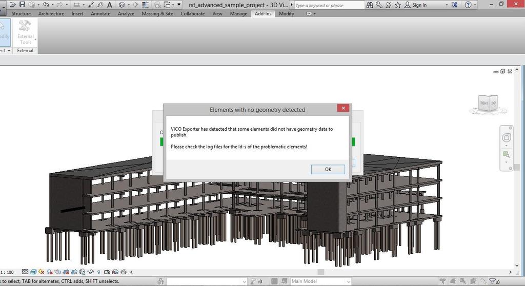 Fig. 19 Definição do Modelo Uniformat no Excel