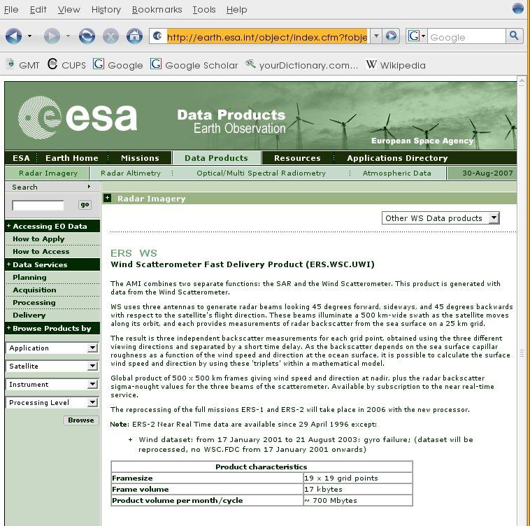 Os demais podem ser acessados via JPL-PODAAC: http://podaac-www.jpl.nasa.