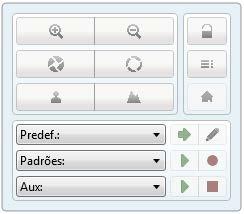 Vídeo Controlando Câmeras PTZ Controles de Panoramização, Inclinação e Zoom (PTZ - Pan, Tilt, Zoom) permitem que você controle câmeras com recursos PTZ.