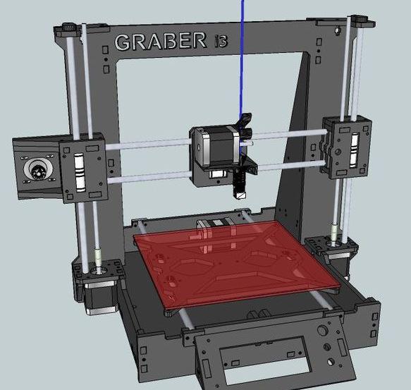 3.2 Levantamento Descritivo 31 Figura 3.2: Sistema de movimentação tipo cartesiana Fonte: http://reprap.org/wiki/file:graberi3.